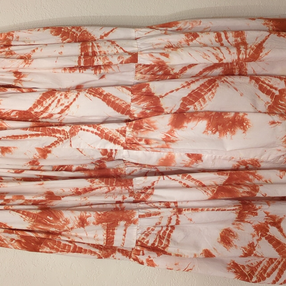 S/W/F Anthropology maxi v dress tie dye - Picture 7 of 16